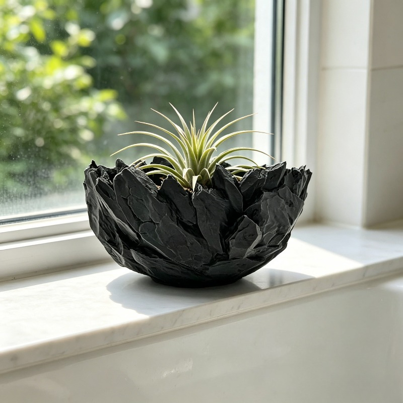Cactus Mix Pot - Plantenpot Grote steentextuur Ademende schaalplantenbak voor