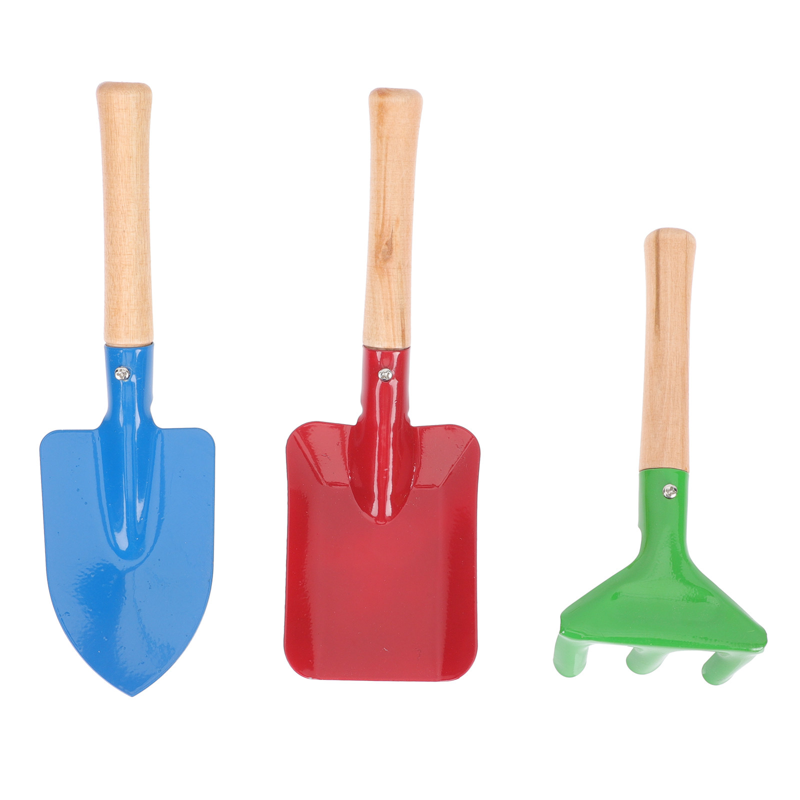 Plant Parent Free - 1 set kindertuiggereedschap, houten handgreep, mini-tuinschep,