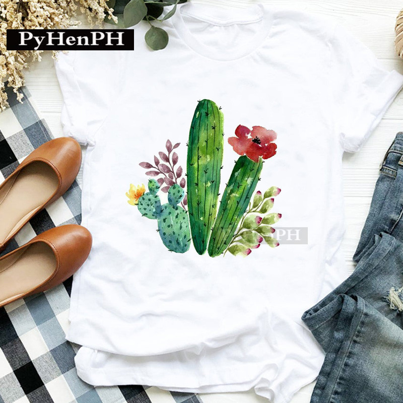 Mode Dames T-shirt met korte m - Plant Parent Free recensie en prijs